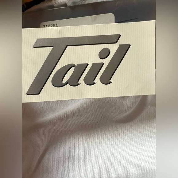 NWT Vintage 90s TAIL white blue yellow striped mini tennis skirt L preppy retro - Picture 7 of 11